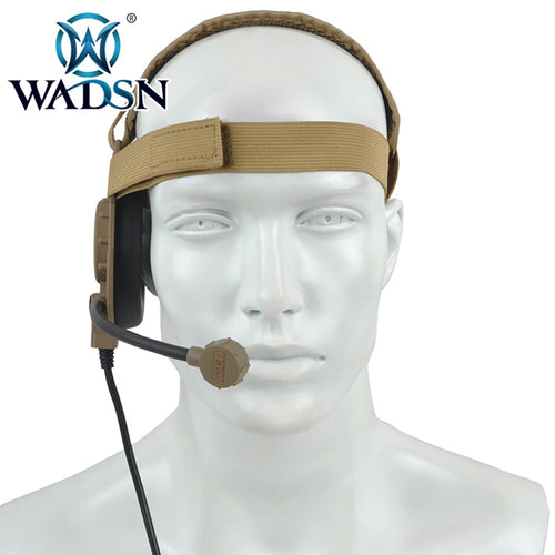 WADSN Bowman Evo III Style Tactical Headset  - TAN (WZ029) - APEXTAC GEAR