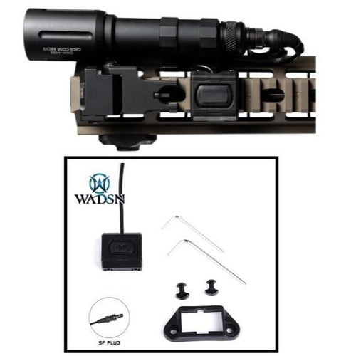 WADSN ModButton Lite Rail Switch for Surefire - BLACK - APEXTAC GEAR