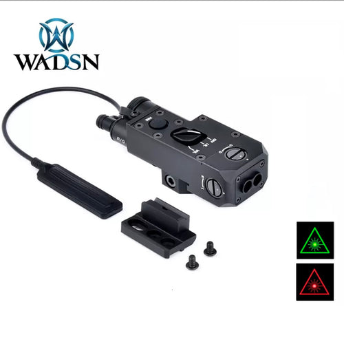 WADSN CQBL Close Quarters Battle Laser Unit (GREEN and RED Laser) - BLACK - APEXTAC GEAR