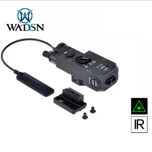 WADSN CQBL Close Quarters Battle Laser Unit (Green and IR Laser) - BLACK - APEXTAC GEAR