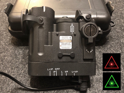 WADSN DBAL - D2 Dual Color Laser LED Light  Integrated Device - BLACK (WEX555) - APEXTAC GEAR