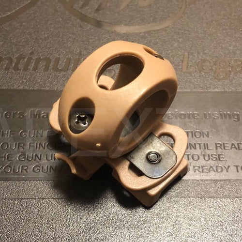 FMA Single Clamp Flashlight Mount ARC Helmet Rail - TAN (TB369 / TB372) - APEXTAC GEAR