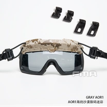 FMA Tactical Helmet Dedicated Split Anti-fog Goggles (Grey Lense) TB1333-G - APEXTAC GEAR