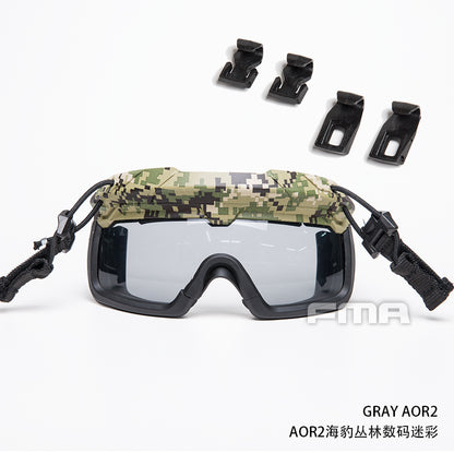 FMA Tactical Helmet Dedicated Split Anti-fog Goggles (Grey Lense) TB1333-G - APEXTAC GEAR