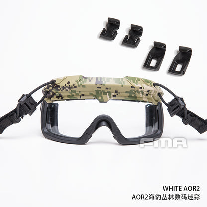 FMA Tactical Helmet Dedicated Split Anti-fog Goggles (Clear Lense) TB1333 - APEXTAC GEAR