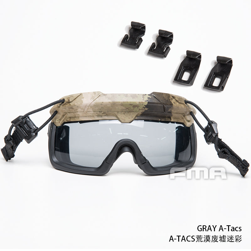 FMA Tactical Helmet Dedicated Split Anti-fog Goggles (Grey Lense) TB1333-G - APEXTAC GEAR