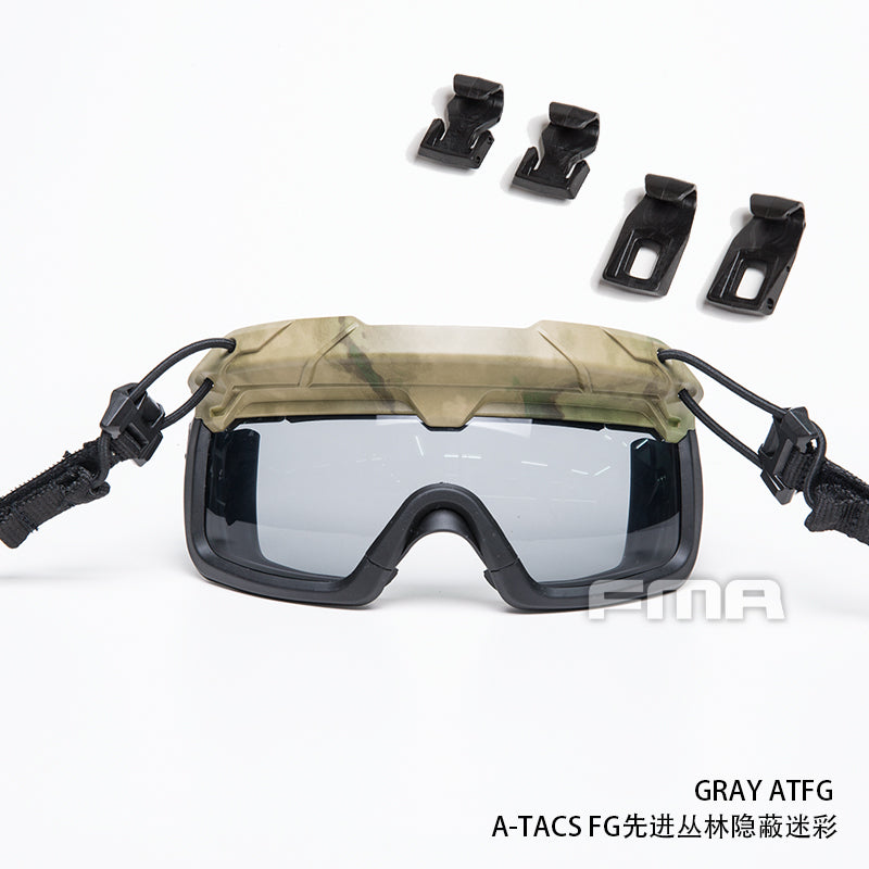 FMA Tactical Helmet Dedicated Split Anti-fog Goggles (Grey Lense) TB1333-G - APEXTAC GEAR