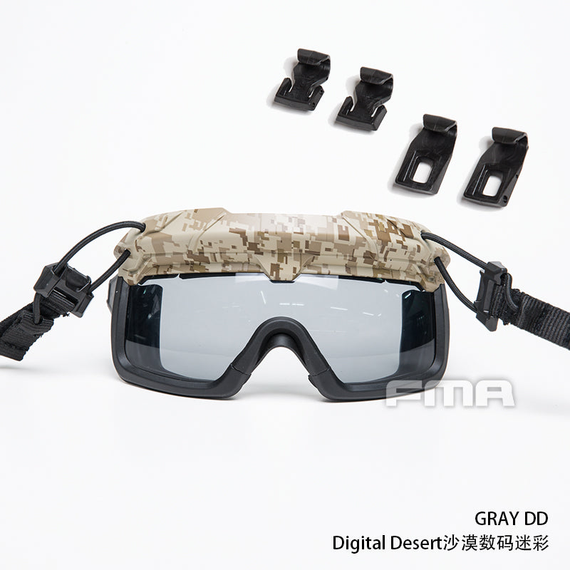 FMA Tactical Helmet Dedicated Split Anti-fog Goggles (Grey Lense) TB1333-G - APEXTAC GEAR