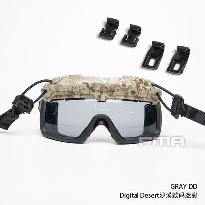 FMA Tactical Helmet Dedicated Split Anti-fog Goggles (Grey Lense) TB1333-G - APEXTAC GEAR