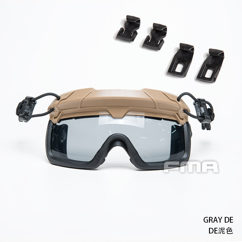 FMA Tactical Helmet Dedicated Split Anti-fog Goggles (Grey Lense) TB1333-G - APEXTAC GEAR