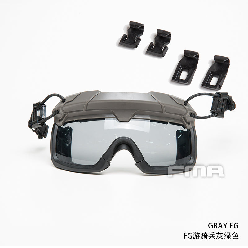 FMA Tactical Helmet Dedicated Split Anti-fog Goggles (Grey Lense) TB1333-G - APEXTAC GEAR