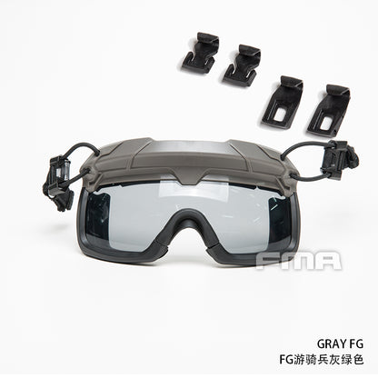 FMA Tactical Helmet Dedicated Split Anti-fog Goggles (Grey Lense) TB1333-G - APEXTAC GEAR