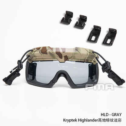 FMA Tactical Helmet Dedicated Split Anti-fog Goggles (Grey Lense) TB1333-G - APEXTAC GEAR