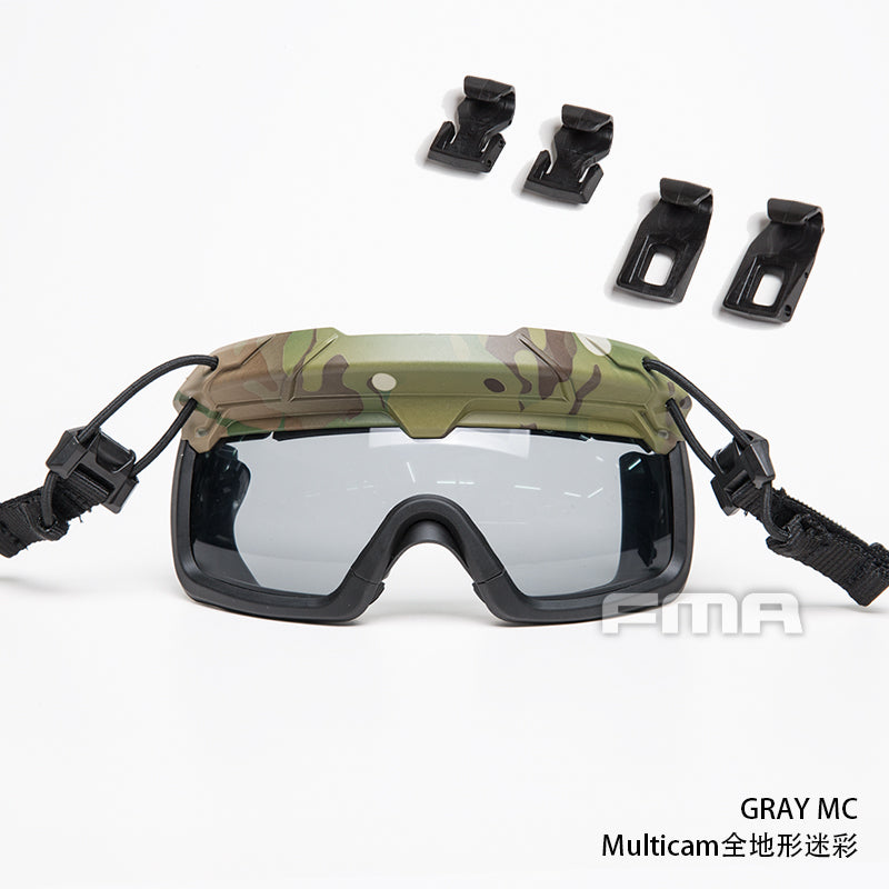 FMA Tactical Helmet Dedicated Split Anti-fog Goggles (Grey Lense) TB1333-G - APEXTAC GEAR