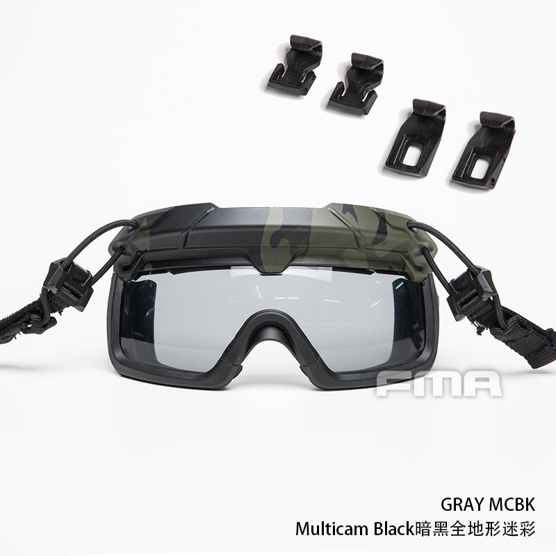FMA Tactical Helmet Dedicated Split Anti-fog Goggles (Grey Lense) TB1333-G - APEXTAC GEAR
