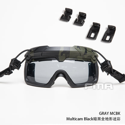 FMA Tactical Helmet Dedicated Split Anti-fog Goggles (Grey Lense) TB1333-G - APEXTAC GEAR