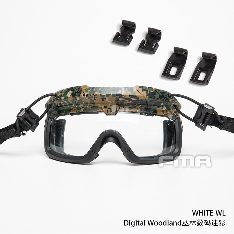 FMA Tactical Helmet Dedicated Split Anti-fog Goggles (Clear Lense) TB1333 - APEXTAC GEAR