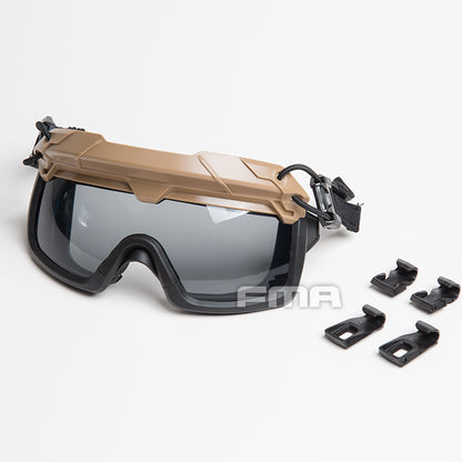 FMA Tactical Helmet Dedicated Split Anti-fog Goggles (Grey Lense) TB1333-G - APEXTAC GEAR