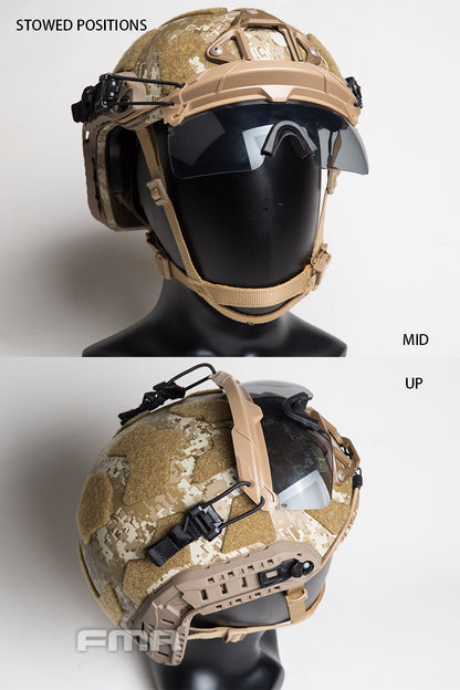 FMA Tactical Helmet Dedicated Split Anti-fog Goggles (Grey Lense) TB1333-G - APEXTAC GEAR