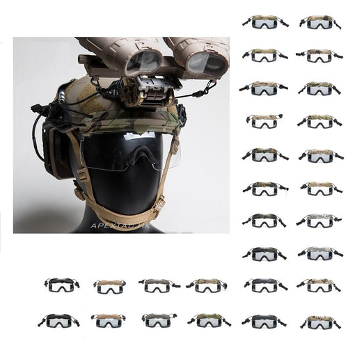 FMA Tactical Helmet Dedicated Split Anti-fog Goggles (Clear Lense) TB1333 - APEXTAC GEAR