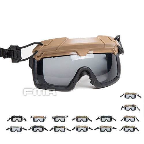 FMA Tactical Helmet Dedicated Split Anti-fog Goggles (Grey Lense) TB1333-G - APEXTAC GEAR