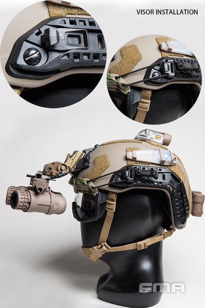 FMA Tactical Helmet Dedicated Split Anti-fog Goggles (Clear Lense) TB1333 - APEXTAC GEAR