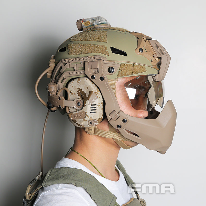 FMA CLEAR Batlsking Viper Visor - FG GREEN (TB1361-FG) - APEXTAC GEAR