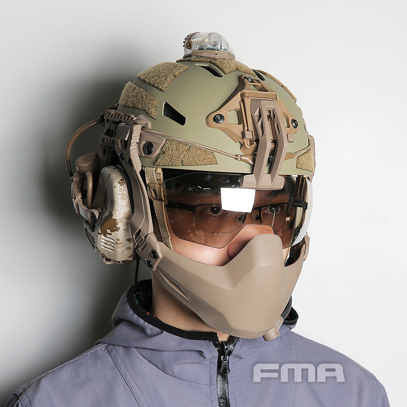 FMA CLEAR Batlsking Viper Visor - FG GREEN (TB1361-FG) - APEXTAC GEAR