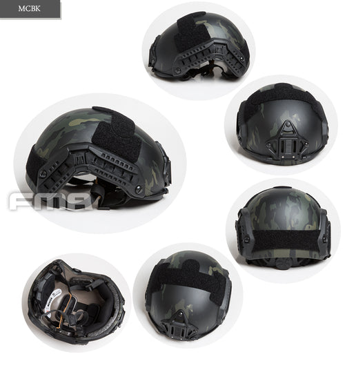 FMA Maritime Helmet Thick and Heavy Version - Multicam Black (TB1294) - APEXTAC GEAR