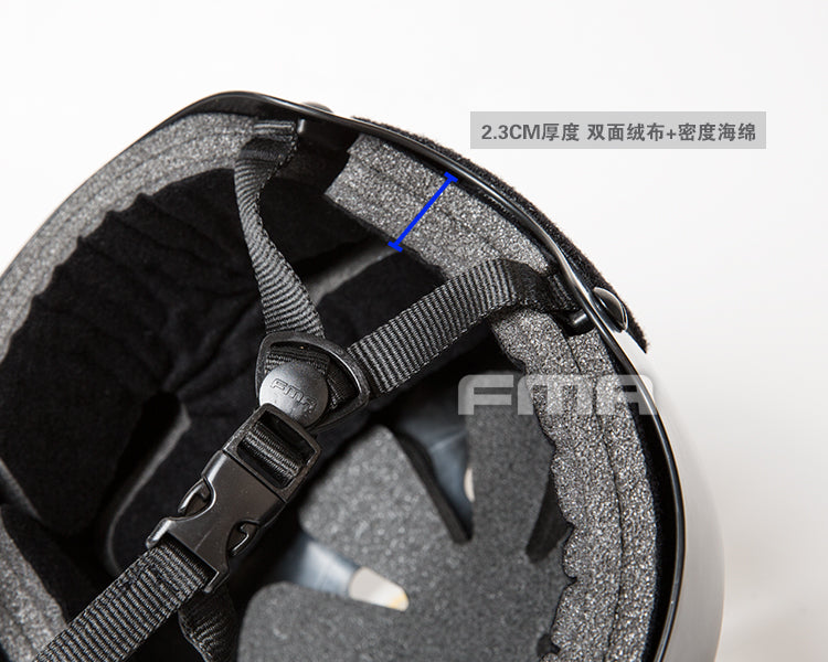 FMA Classic Skate/Bike Hemet - BLACK (TB1303) - APEXTAC GEAR