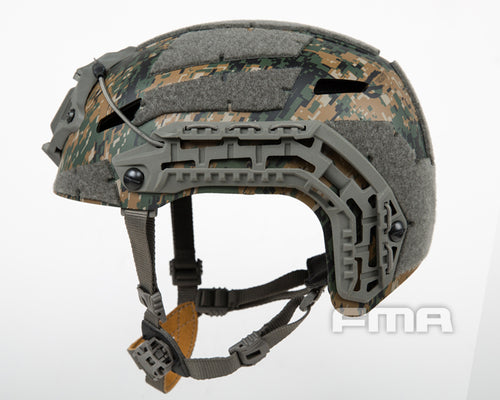 FMA Caiman Bump Helmet Marpat Woodland (M/L) (TB1307 / TB1307B) - APEXTAC GEAR