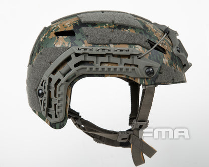 FMA Caiman Bump Helmet Marpat Woodland (M/L) (TB1307 / TB1307B) - APEXTAC GEAR