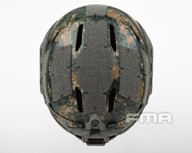 FMA Caiman Bump Helmet Marpat Woodland (M/L) (TB1307 / TB1307B) - APEXTAC GEAR
