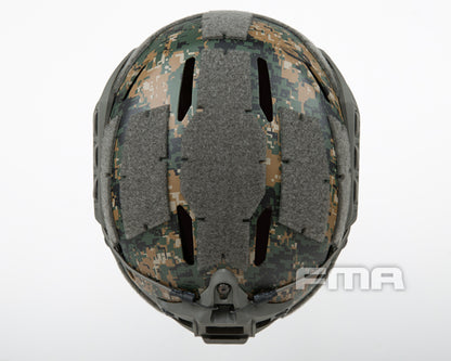 FMA Caiman Bump Helmet Marpat Woodland (M/L) (TB1307 / TB1307B) - APEXTAC GEAR