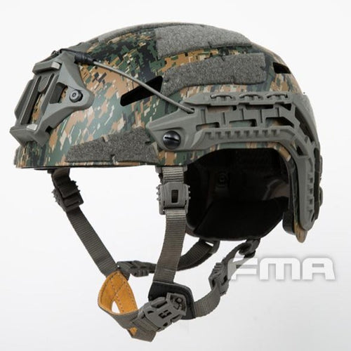 FMA Caiman Bump Helmet Marpat Woodland (M/L) (TB1307 / TB1307B) - APEXTAC GEAR