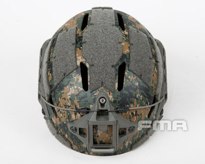 FMA Caiman Bump Helmet Marpat Woodland (M/L) (TB1307 / TB1307B) - APEXTAC GEAR
