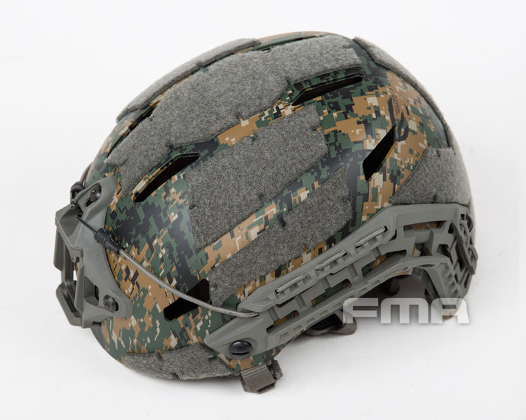 FMA Caiman Bump Helmet Marpat Woodland (M/L) (TB1307 / TB1307B) - APEXTAC GEAR