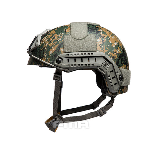 FMA Ballistic Aramid Thick and Heavy Version Helmet - Marpat Woodland (TB1321/TB1322) - APEXTAC GEAR
