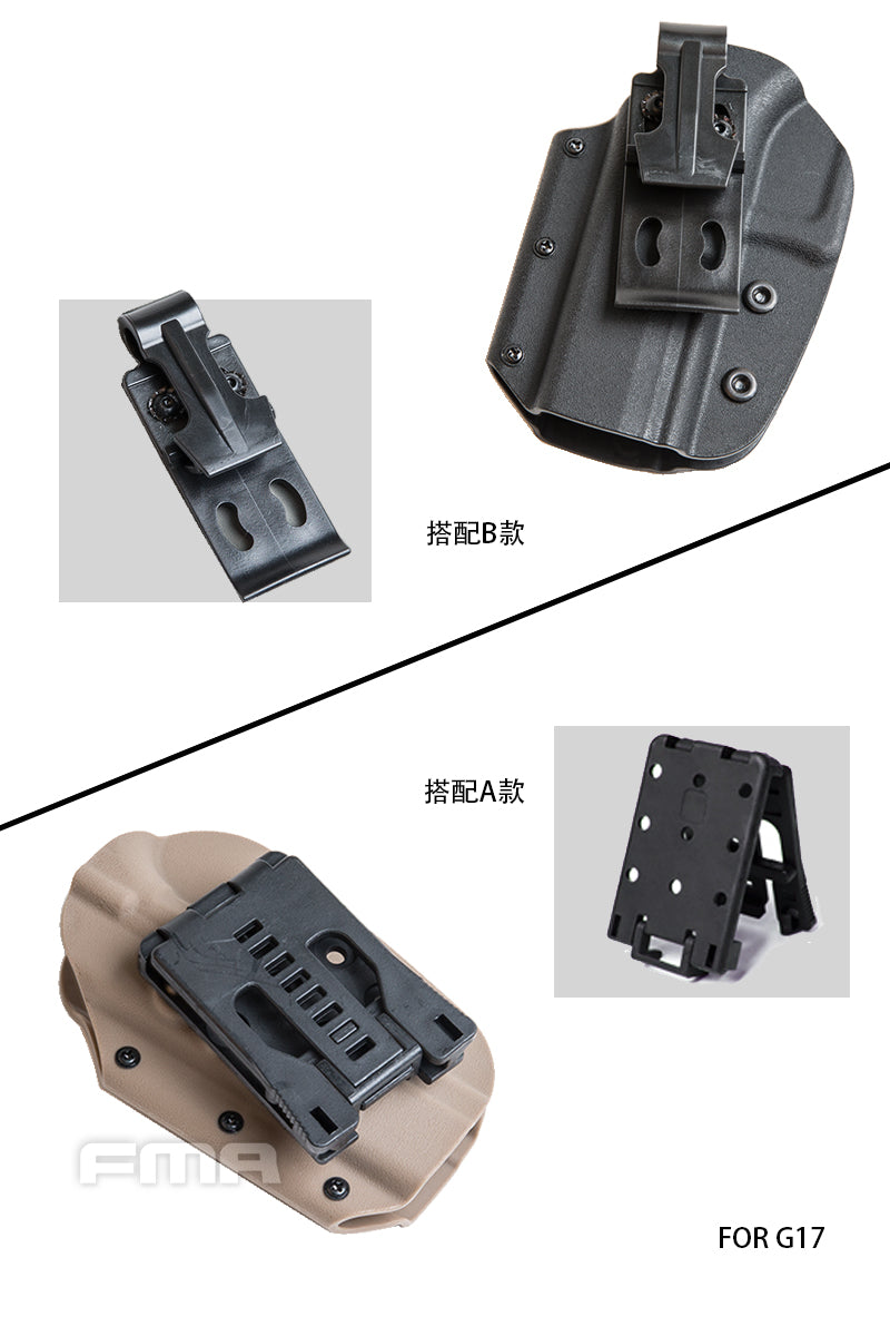 FMA KYDEX Holster For G17 Series BK/DE/FG (TB1340) - APEXTAC GEAR