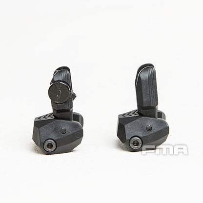 FMA FAB Defense Front & Rear Backup Sight Sets - BLACK TB1358 - APEXTAC GEAR