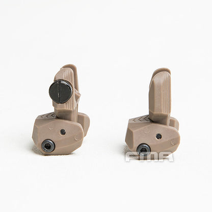 FMA FAB Defense Front & Rear Backup Sight Sets - TAN TB1358 - APEXTAC GEAR