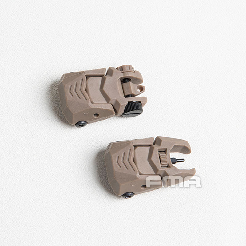 FMA FAB Defense Front & Rear Backup Sight Sets - TAN TB1358 - APEXTAC GEAR