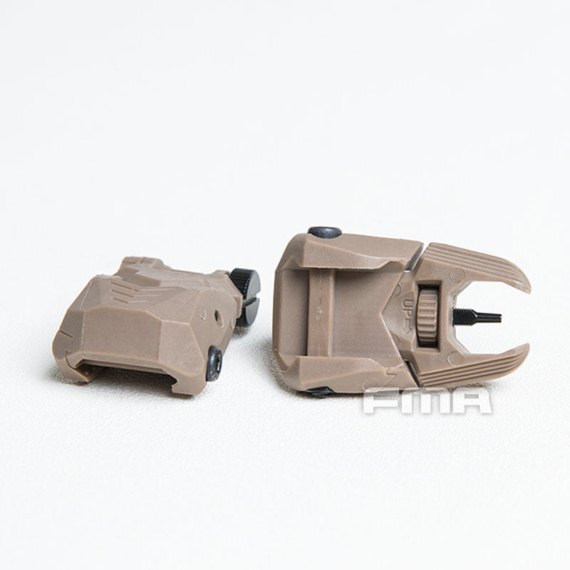 FMA FAB Defense Front & Rear Backup Sight Sets - TAN TB1358 - APEXTAC GEAR