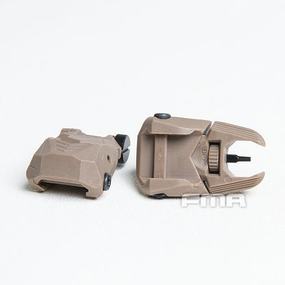 FMA FAB Defense Front & Rear Backup Sight Sets - TAN TB1358 - APEXTAC GEAR