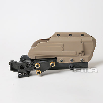 FMA G-CODE SOC RIG Holster For G17 w/DBAL - TAN (TB1374) - APEXTAC GEAR