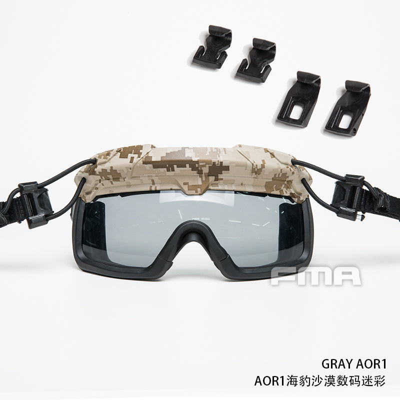 FMA Tactical Helmet Dedicated Split Anti-fog Goggles (Grey Lense) TB1333-G - APEXTAC GEAR