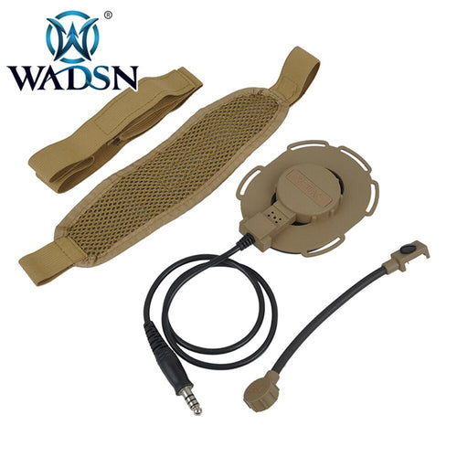 WADSN Bowman Evo III Style Tactical Headset  - TAN (WZ029) - APEXTAC GEAR