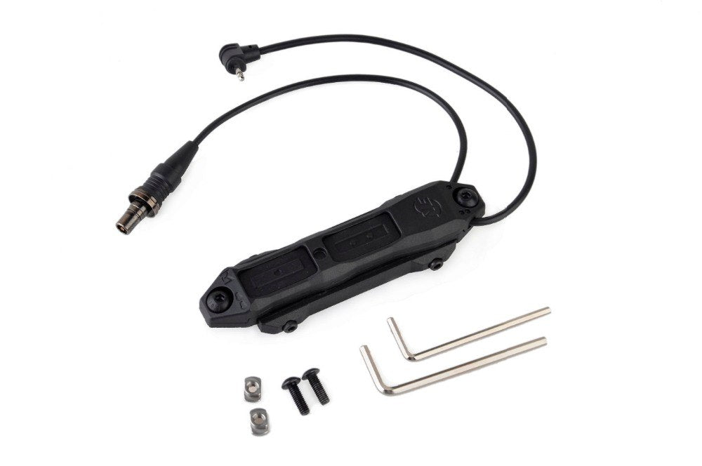 WADSN AUGMENTED Dual Remote Pressure Pad Switch for Surefire / PEQ - BLACK (WNE04040) - APEXTAC GEAR