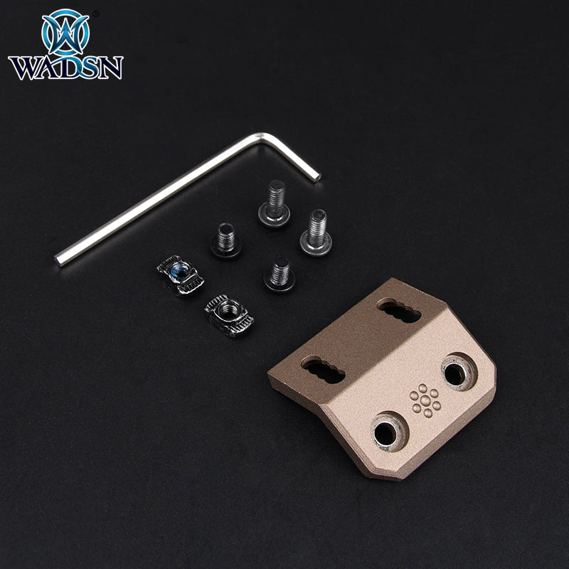 WADSN M-LOK / KEYMOD Offset Rail Light Mount - TAN (WD02004) - APEXTAC GEAR