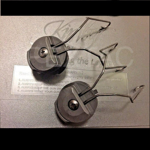 FMA MSA Sordin Type Headset Adaptor for ARC Helmet Rail - BLACK (TB398) - APEXTAC GEAR